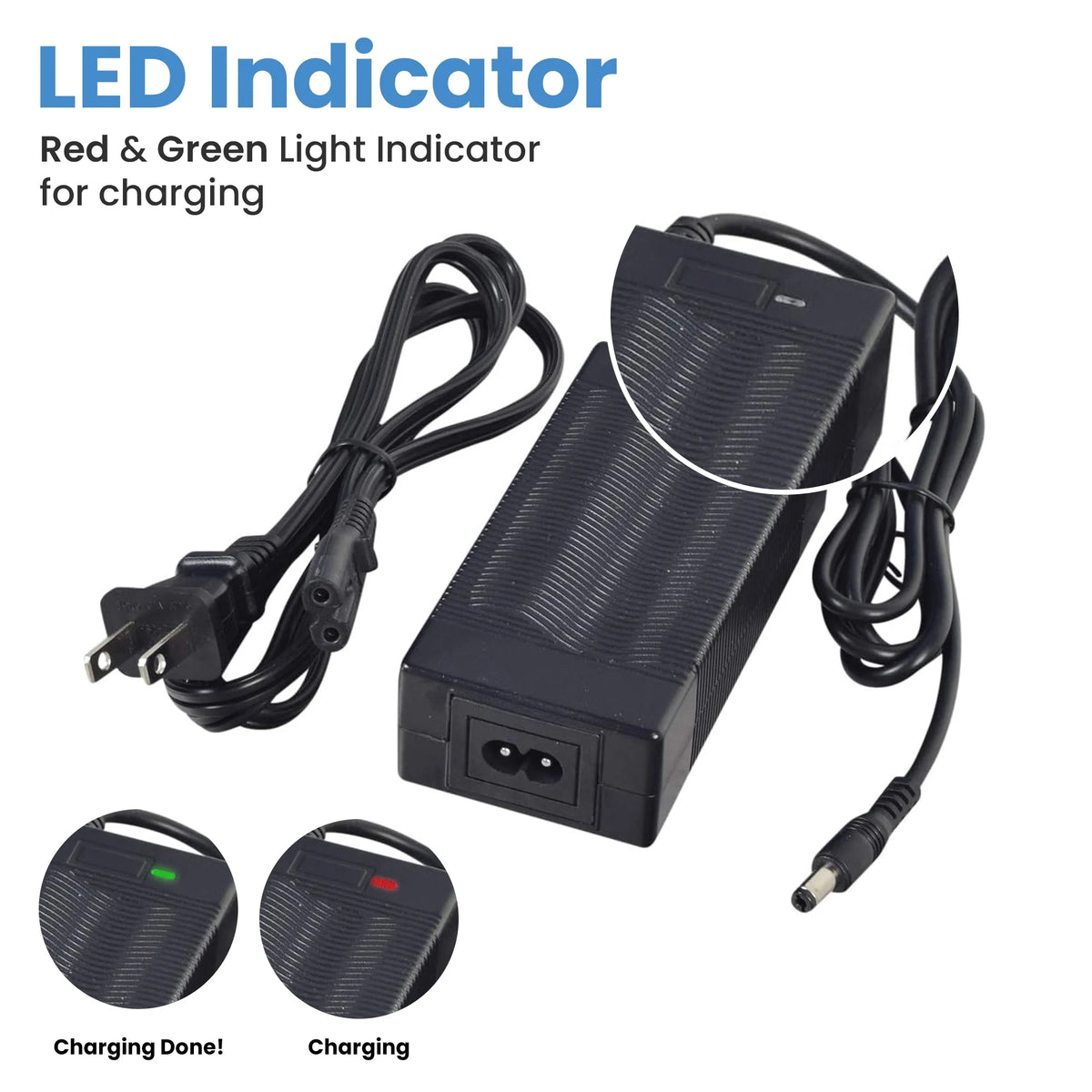 42 Volt Charger for Folding Electric Scooters I1671