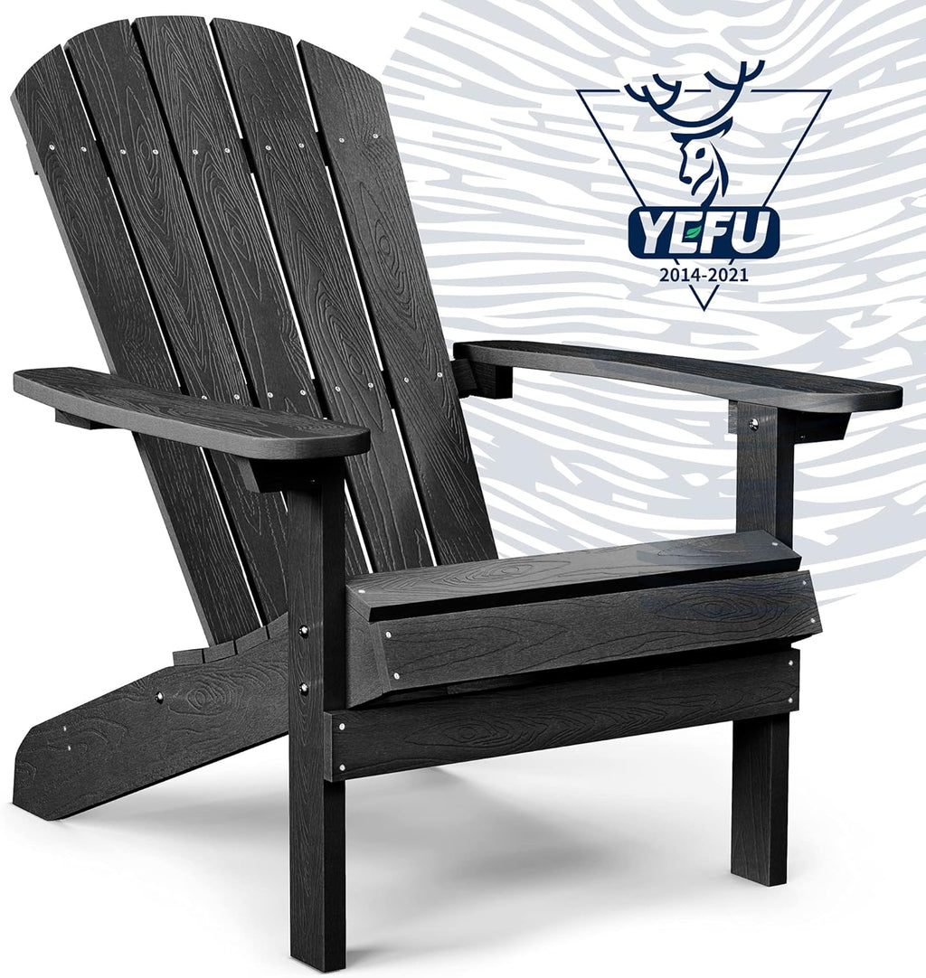 Blue Plastic Adirondack Chair O43417