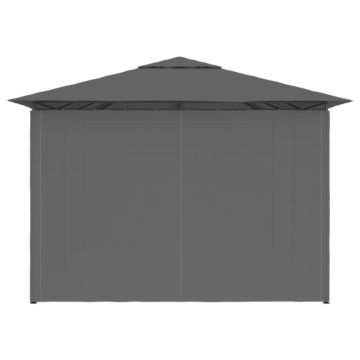 Garden Marquee with Curtains 157.4"x118.1" Anthracite X492926