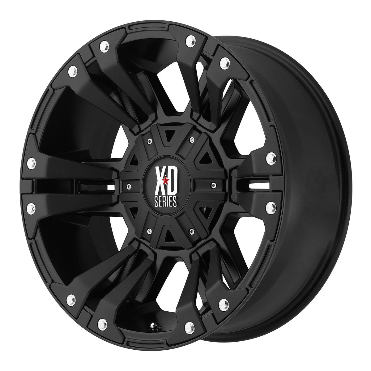 Matte Black 18x10 8x6.5 -24mm Wheel S767