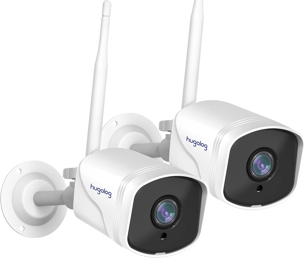 4MP Outdoor Security Camera with IP66 Waterproof and Night Vision H47385