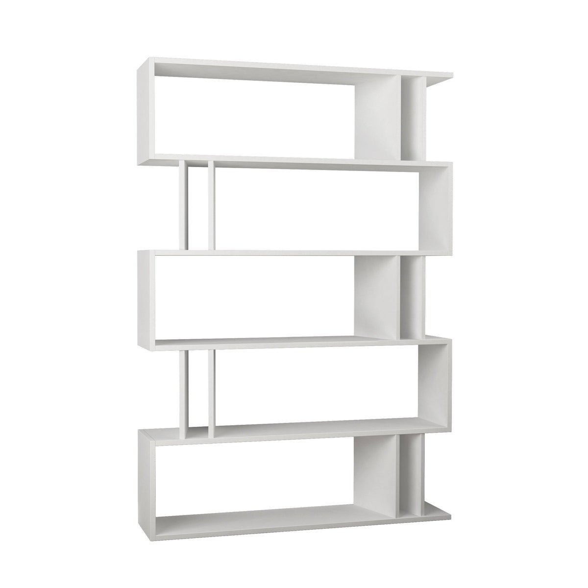 Modern Bookcase Light Mocha Dark Brown I6126