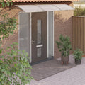Gray Polycarbonate Door Canopy L1230