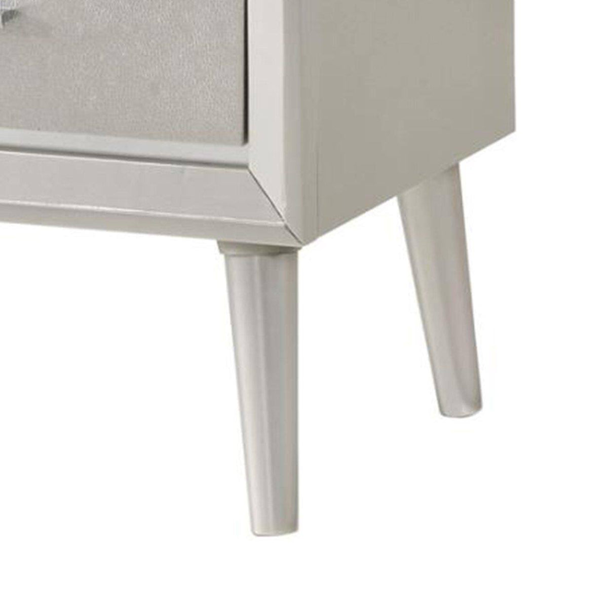 Metallic Sterling 5-Drawer Chest E377