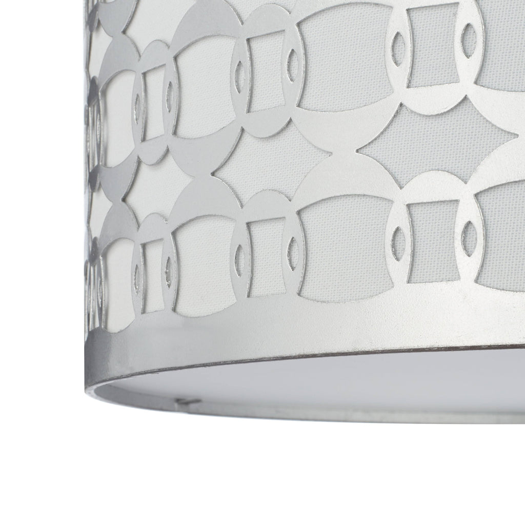 Silver 3-Light Flush Mount L667228