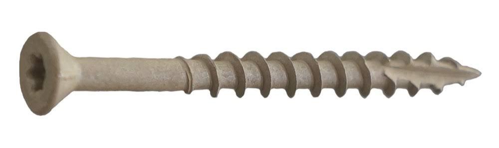 Tan Flat Deck Screws 1000ct N7718