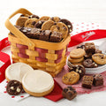 18 Bite-Sized Cookies Sampler Basket H8391