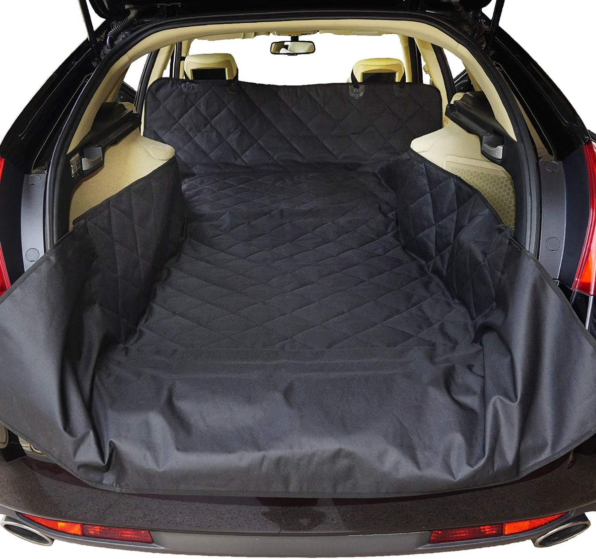 Black Waterproof Non Slip Dog Cargo Liner Cover Pack of 2 C26607