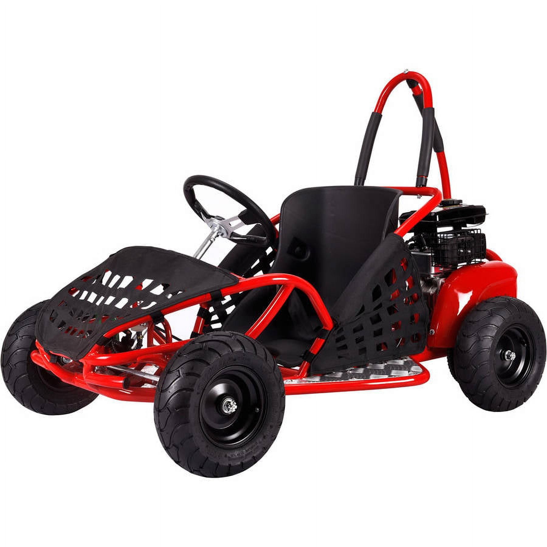 Red Gas Powered Go Kart 79cc D48349
