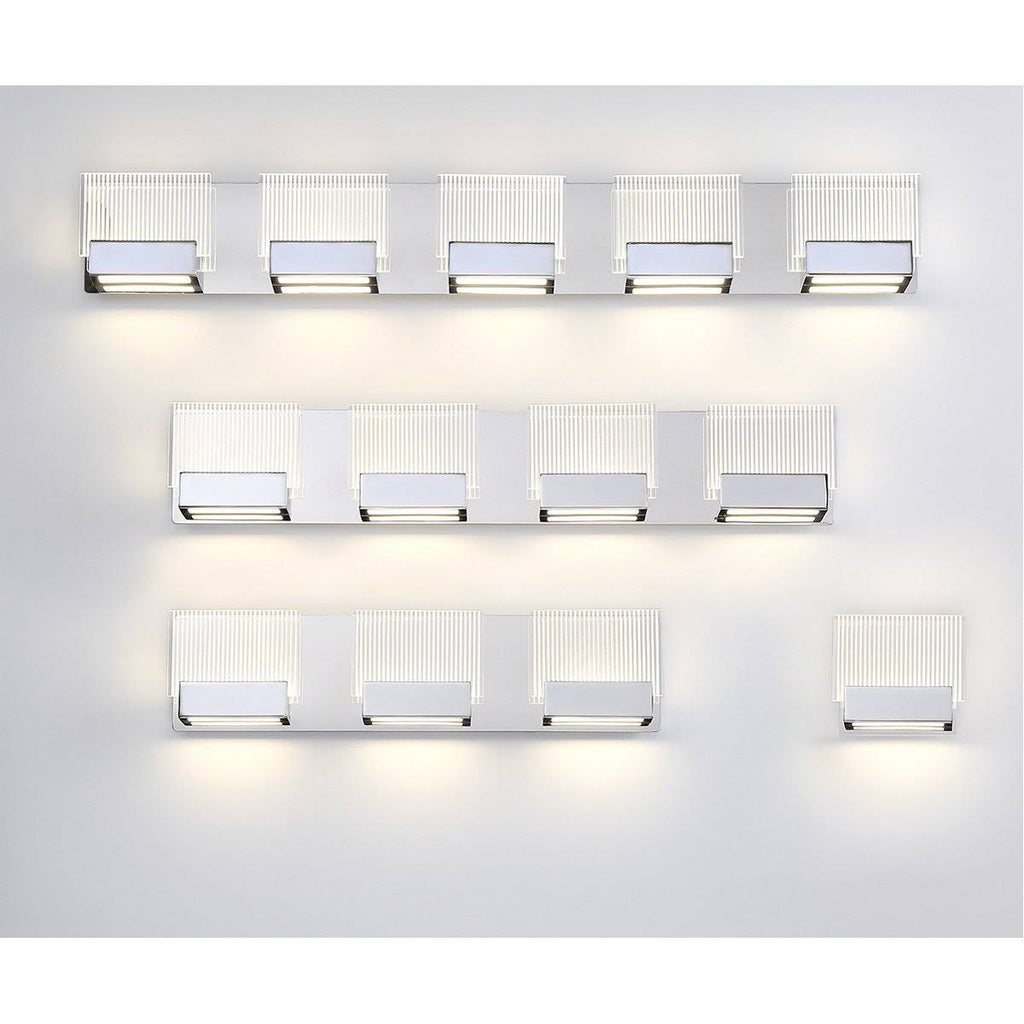 Chrome LED Bathbar W9644