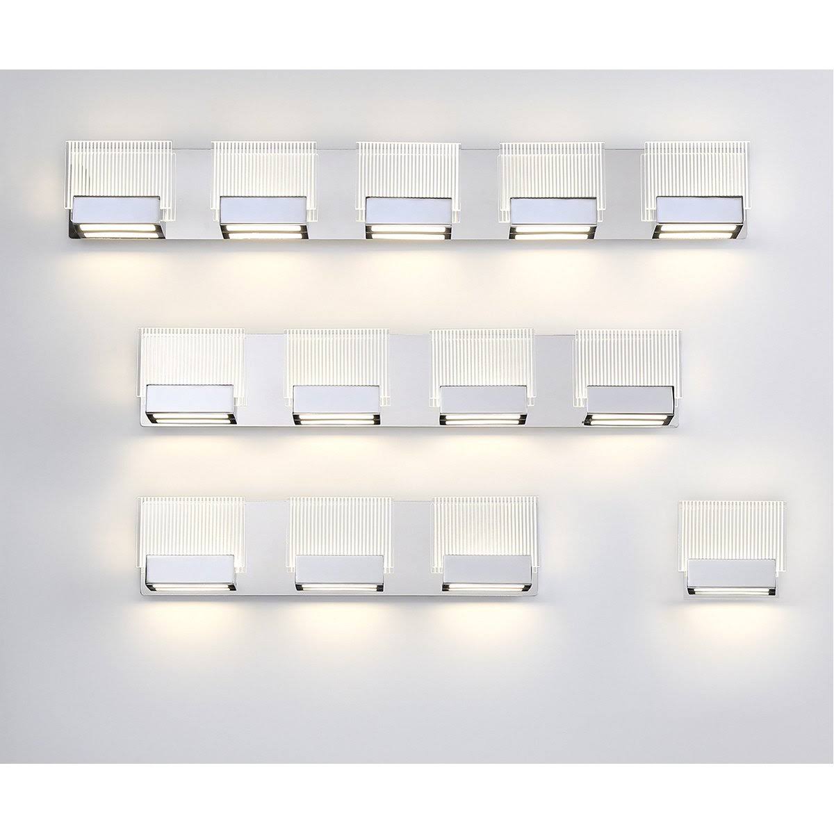 Chrome LED Bathbar W9644