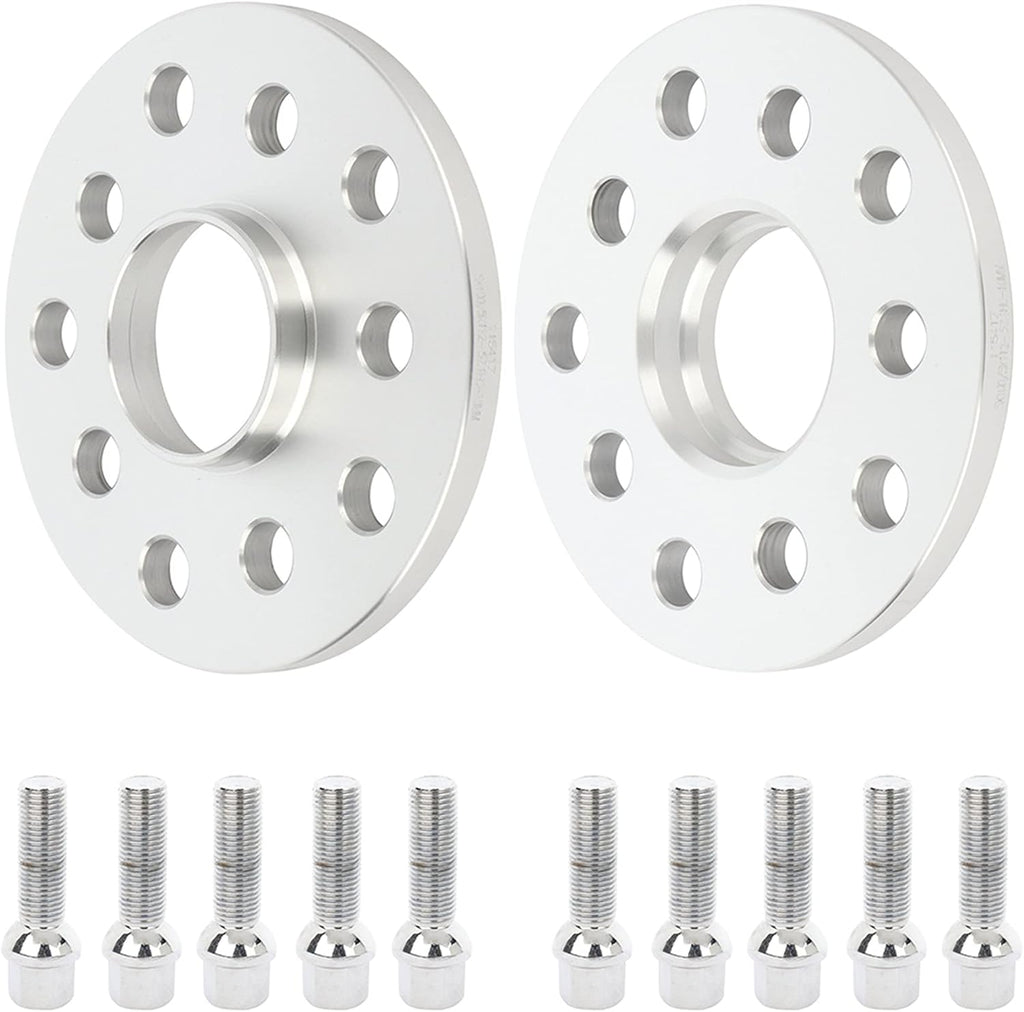 5x100 to 5x112 Wheel adapter 10mm with 14x1.5 Studs 5 lug hubcentric 2PCS B16468