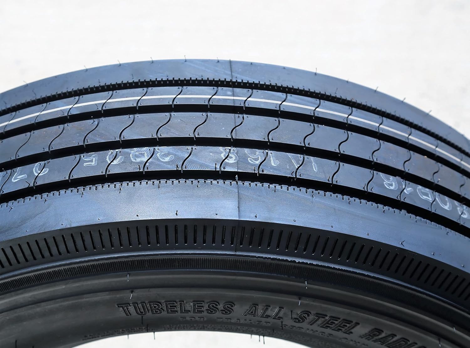 Set of 2 ST235/80R16 All Steel Trailer Radial Tires, 14-Ply, Load Range G L525830
