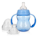 Aqua 8 oz Wide Neck Non-Drip Bottle, Case of 24 U4241
