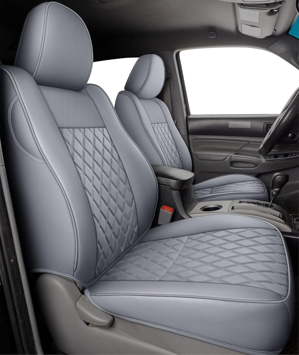 Blue Faux Leather Full-Set Seat Covers L800577