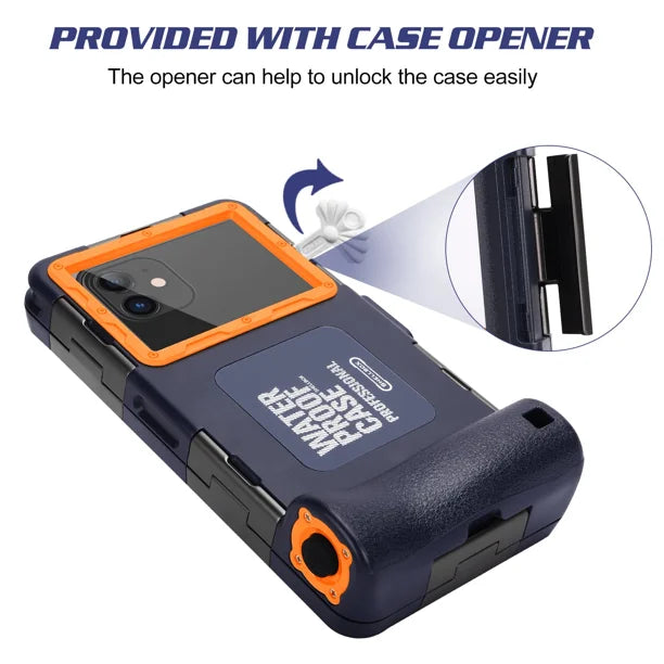 Waterproof Protective Case for Zenfone 3 Max ZC520TL and Phones Up to 6.9 Inch with Lanyard I43574