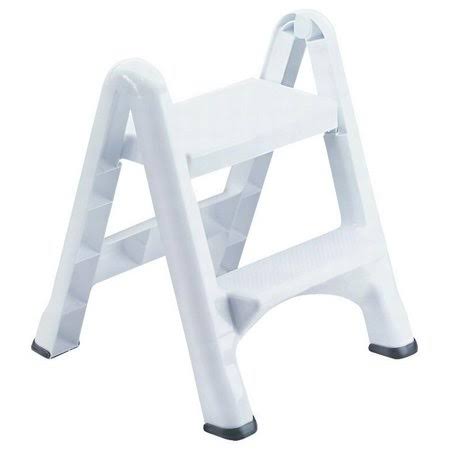 White Folding Stool V717