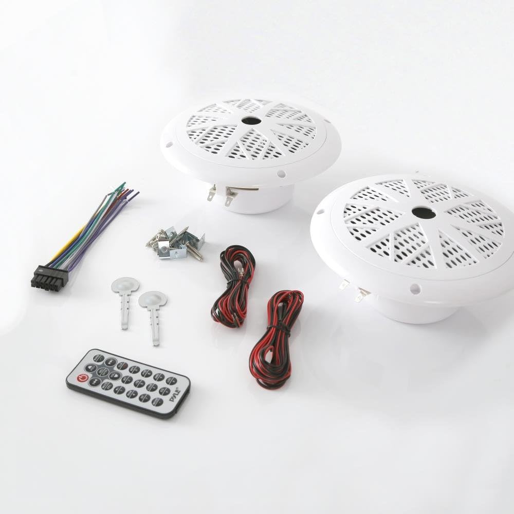 Marine Receiver & Speaker Kit with 5.25’’ Waterproof Speakers N226