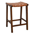 Tan Genuine Leather Counter Stool R490