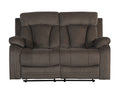 Reclining Microfiber Fabric Loveseat I250