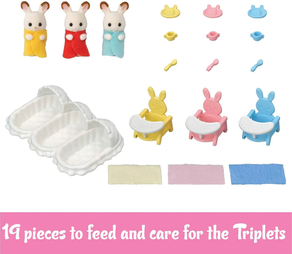 3 Hopscotch Rabbit Figures Dollhouse Playset C550482