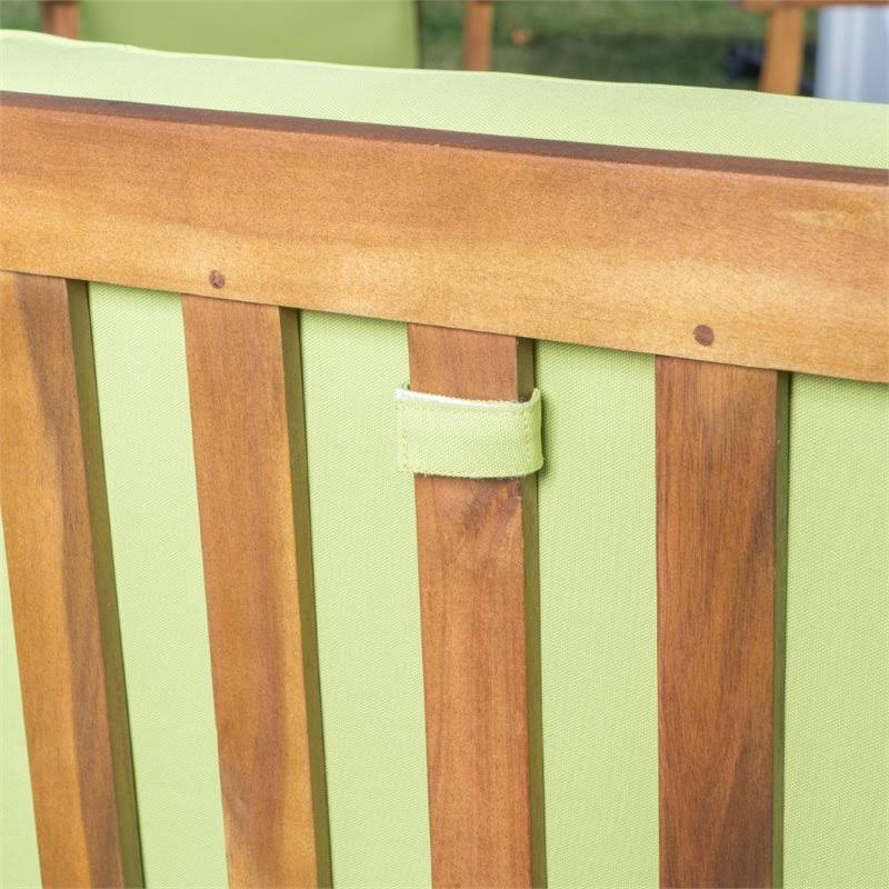 5 Piece Outdoor Acacia Wood Conversation Set L812146
