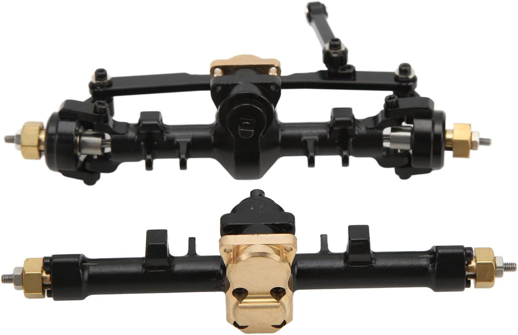 Durable Metal Front Rear Axle Assembly for 1/24 RC Car (red) V493