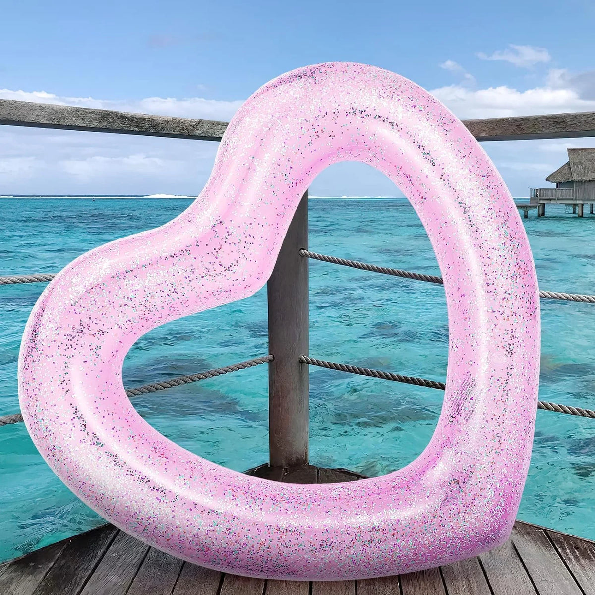 Heart Shaped Pool Float Tube Ring R9701