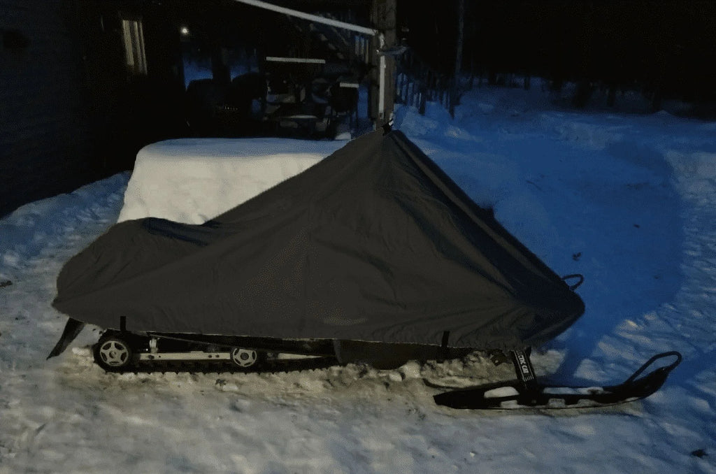 200 Denier All Black Snowmobile Cover E395