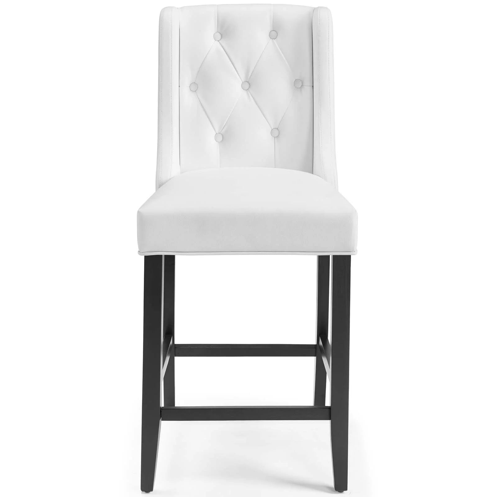 White Faux Leather Counter Stool M405