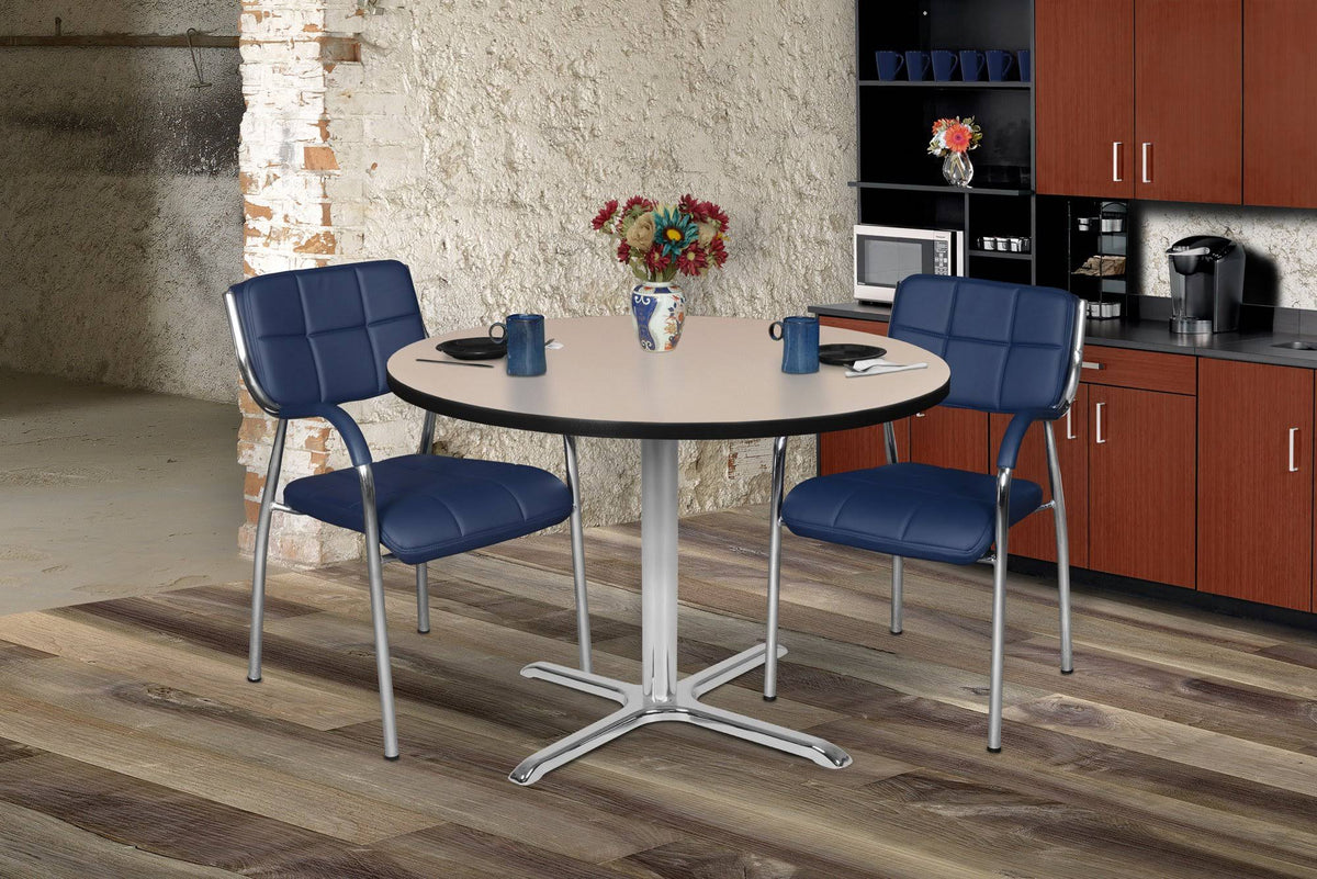 Beige/Grey Round X-Base Table G419648