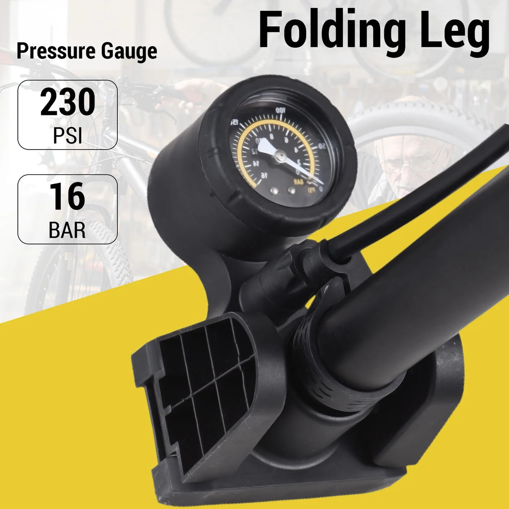 Floor Pump with Pressure Gauge S266264
