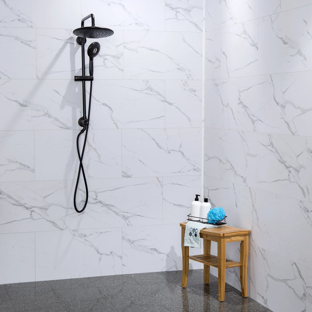 Vinyl Wall Tile in Carrara Marble C232