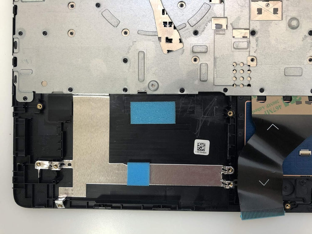 Gray Laptop Upper Case Palmrest Keyboard Touchpad Assembly J43062