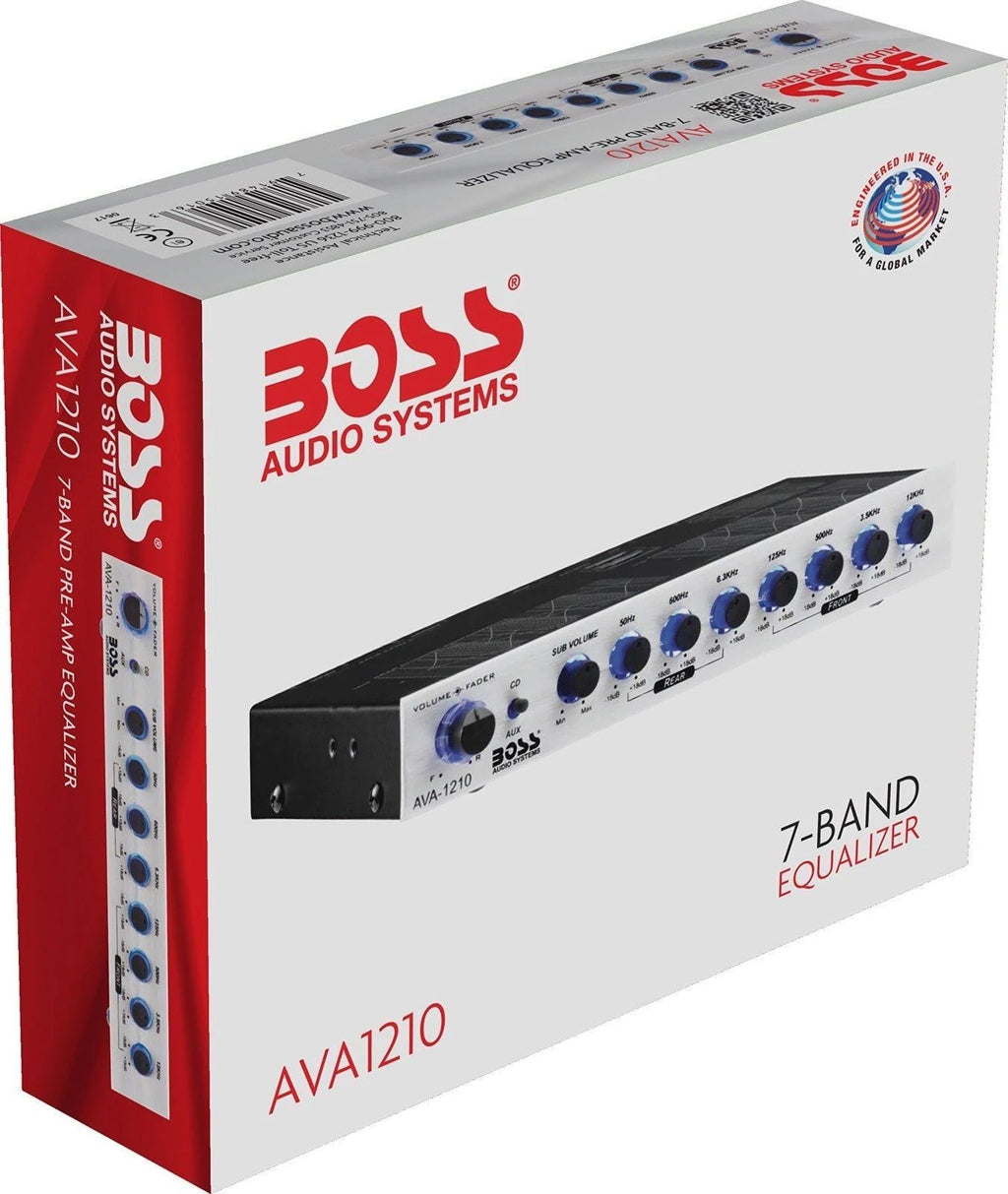 7 Band Car Equalizer with Subwoofer Output J786728