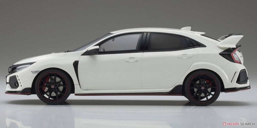 White 1/18 Honda Civic Type R Finished Item A6226