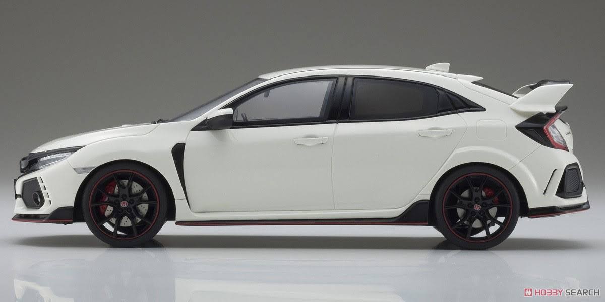 White 1/18 Honda Civic Type R Finished Item A6226