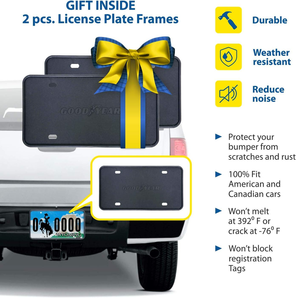 Shatterproof in-Channel Window Deflectors for Trucks, 4 pcs B45267