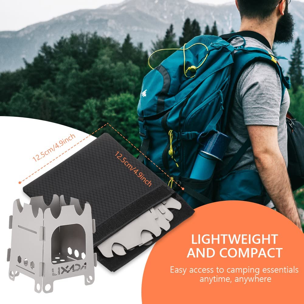 Stainless Steel Wood Burning Camping Stove C266983