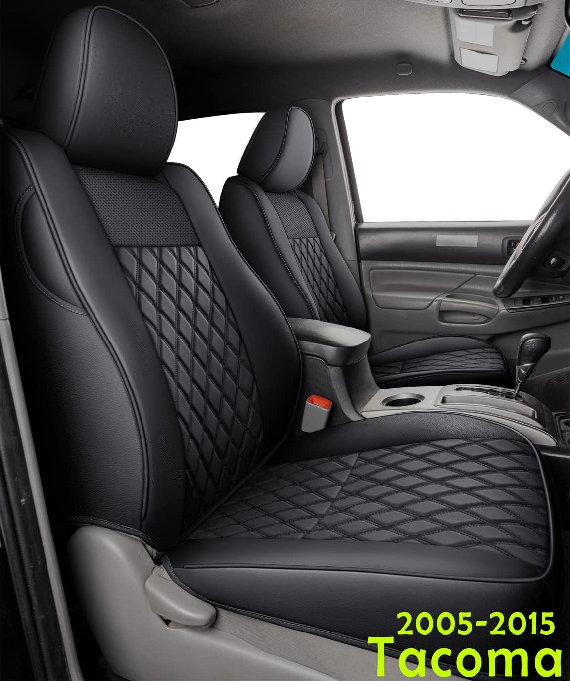 Blue Faux Leather Full-Set Seat Covers L800577