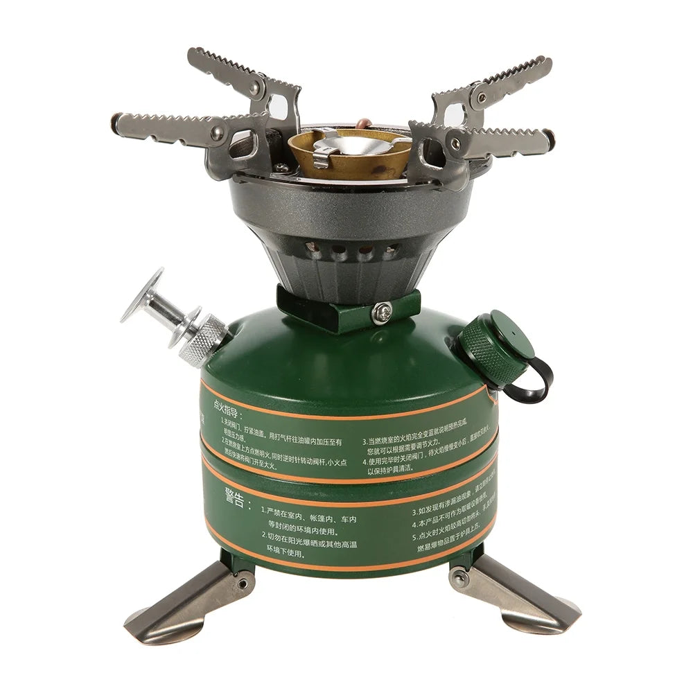 Portable Gasoline Camping Furnace Cooker I4224