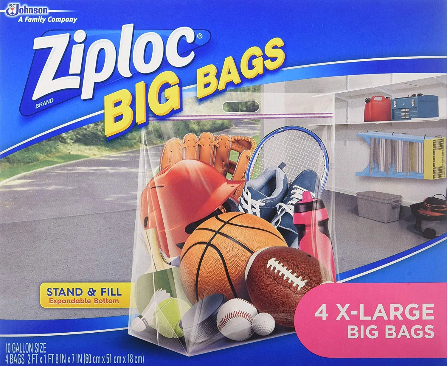 Ziploc Big Bag XL (4 Bags) P1291
