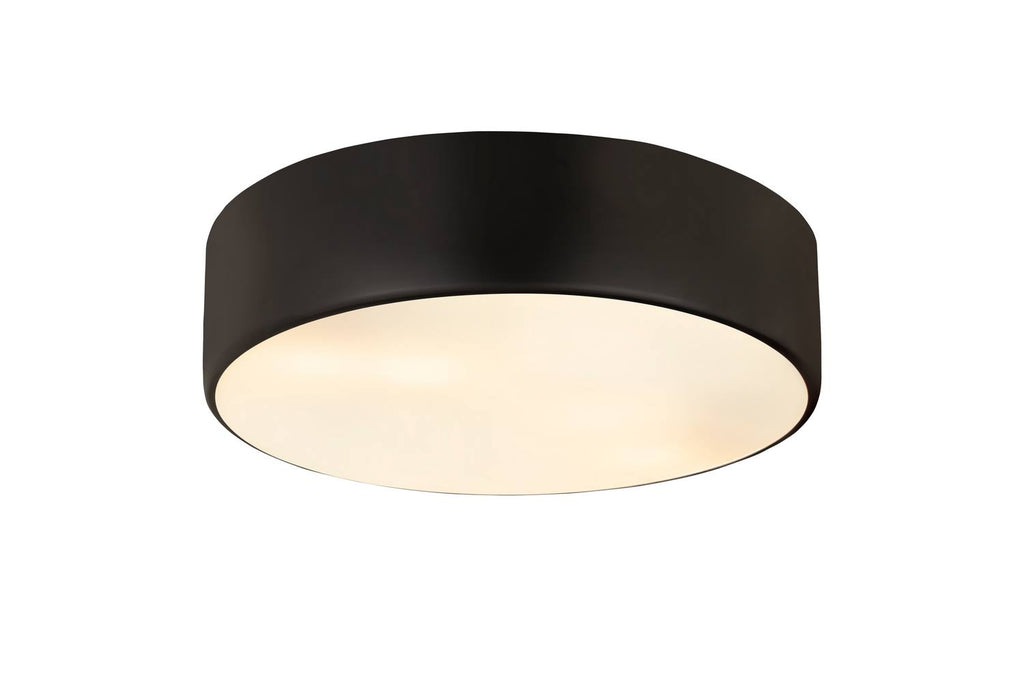 Matte Black 4 Light Flush Mount M25661
