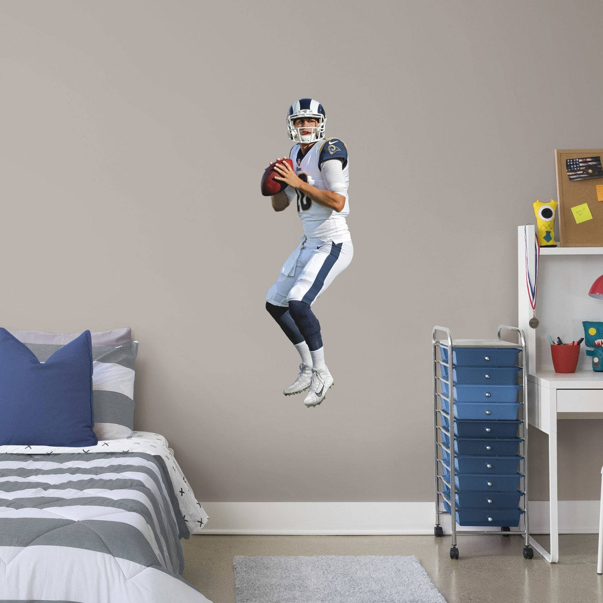 Giant Athlete Removable Wall Decal (15x22W x 51x22H) S26553