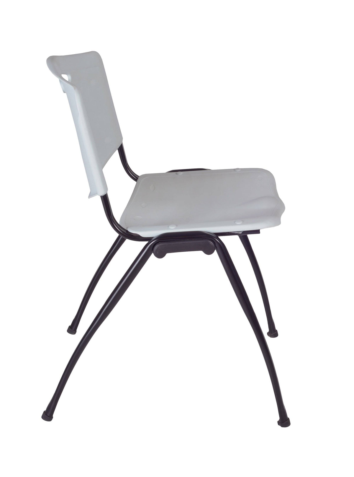 Round Breakroom Table with 4 Stack Chairs C114312