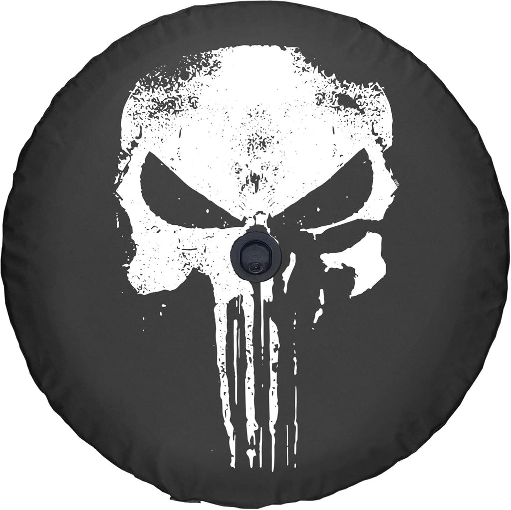33 Soft Tire Cover Distressed Skull Pack of 2 W612658