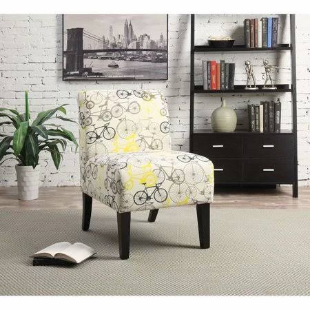 Accent Chair in Pattern Fabric Y144212