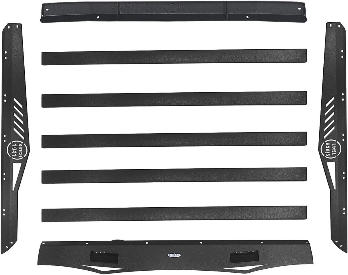 Roof Rack Cargo Carrier Basket with Wind Deflector H329