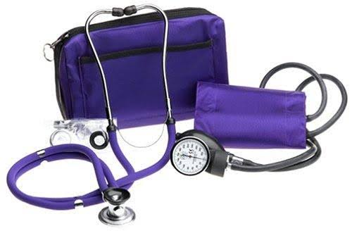 Hunter Green Aneroid Sphygmomanometer and Stethoscope Kit L73276