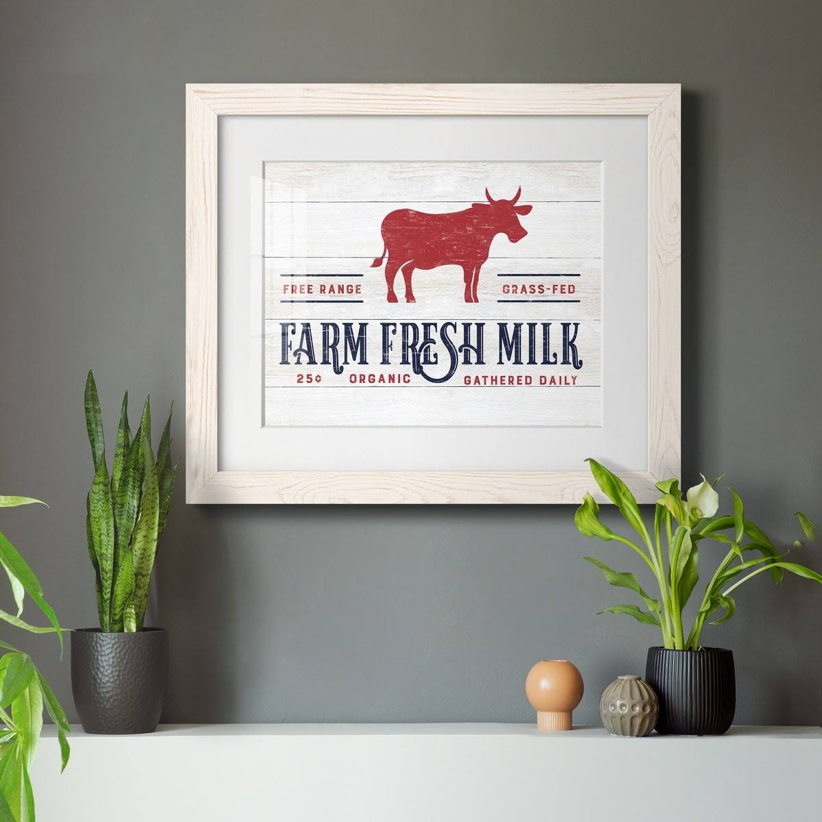 Framed Canvas - 27.5X37.5 - Walnut S2562